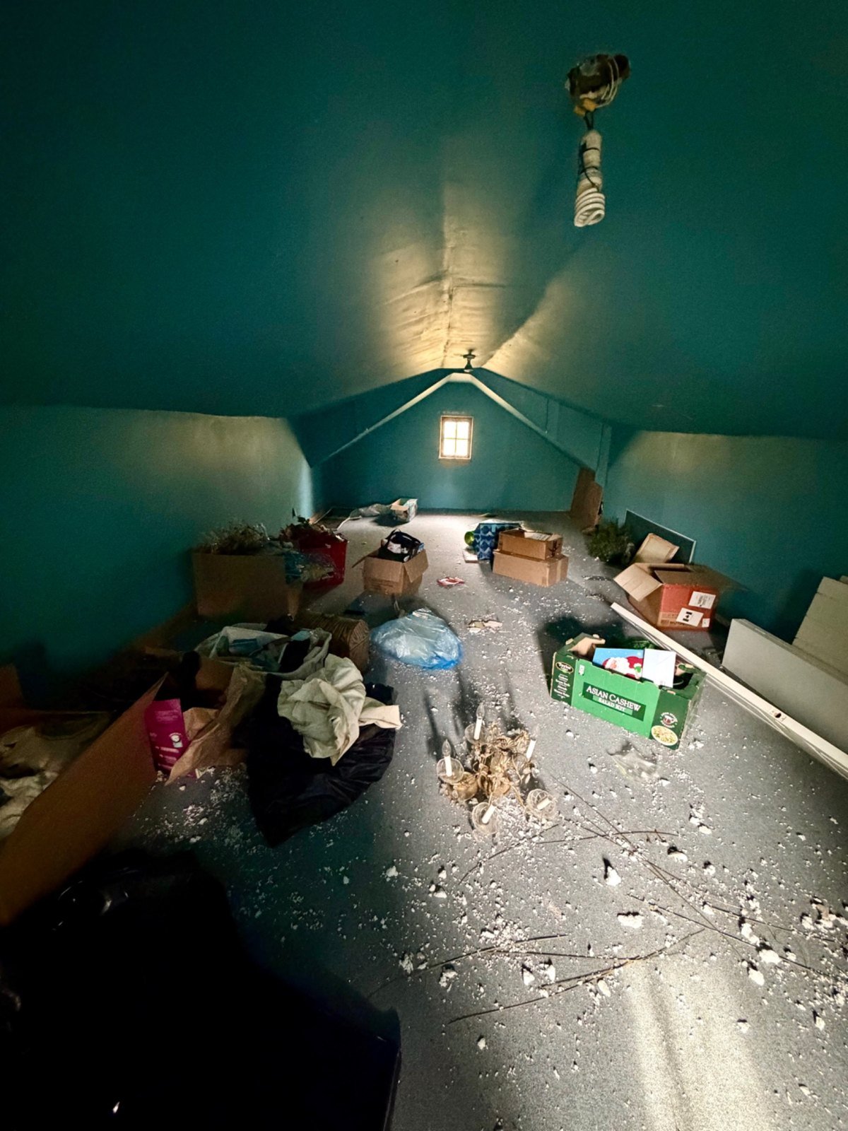 Room cleanout before removal