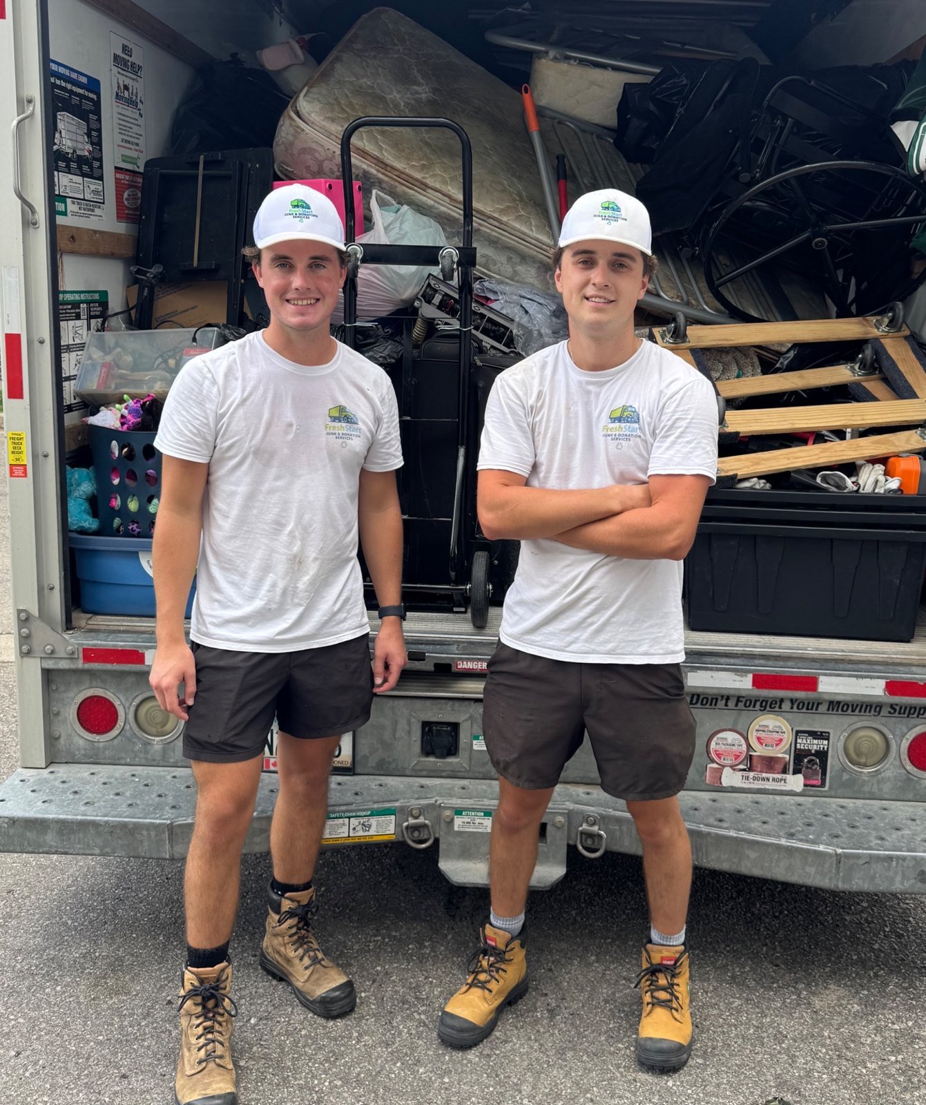 Ethan & Rudy on the job