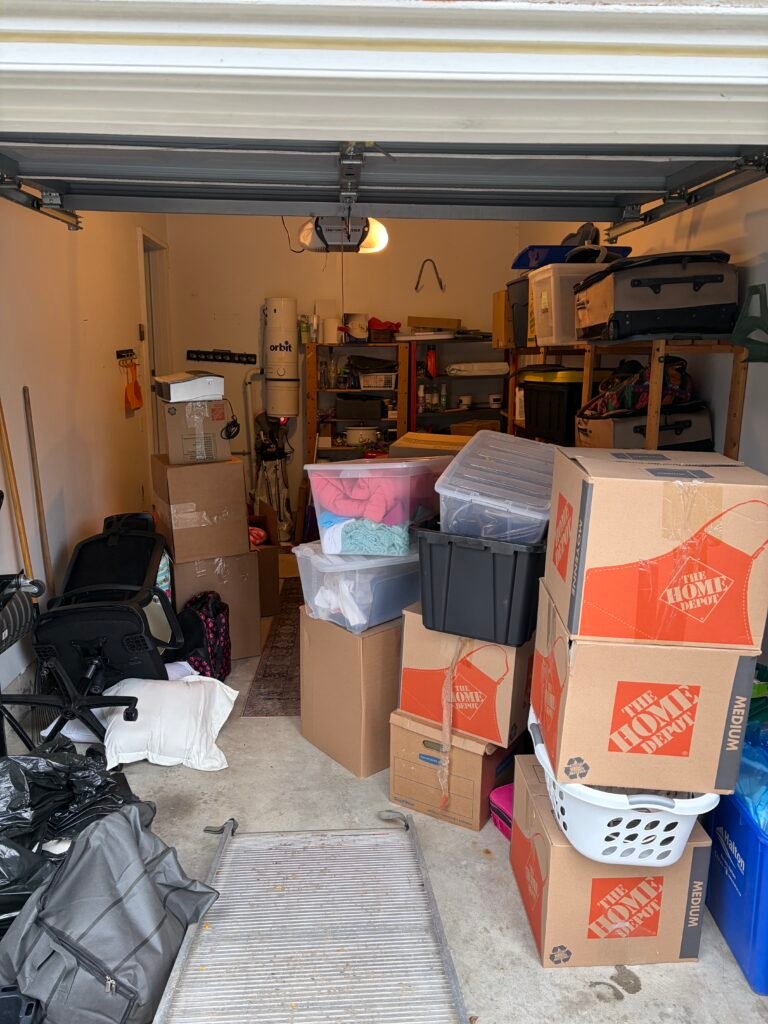 Garage Clean Out — before